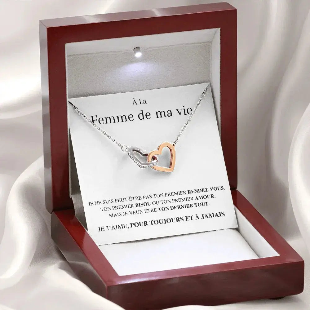Collier Amour "À la femme de ma vie" TresorsD'amour