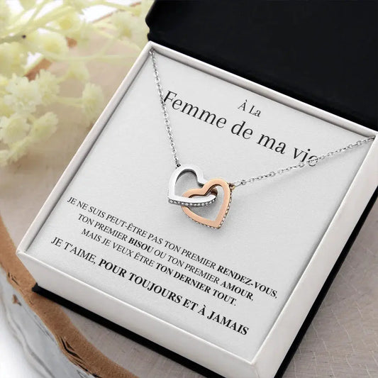 Collier Amour  "À la femme de ma vie" TresorsD'amour